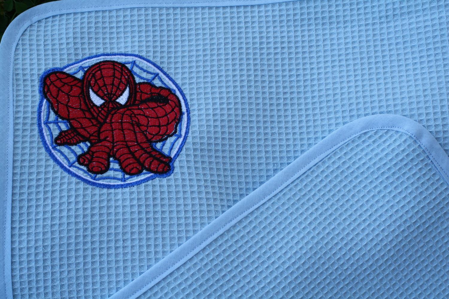 Carpet with Spider Man My Hero embroidery design