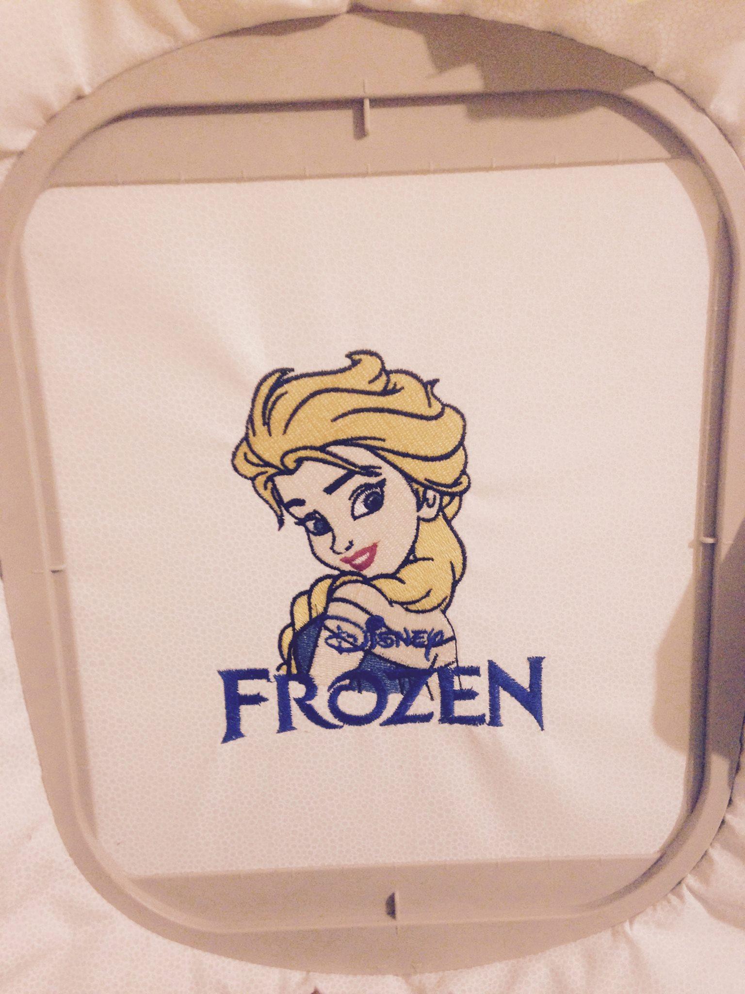 In hoop Wonderful Elsa machine embroidery design