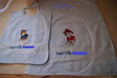 Newborn set with Chase and Marshall embroidery design