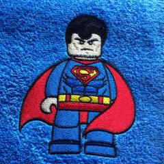Lego Superman embroidered design