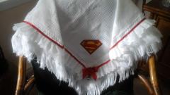 Chair cover with Superman Logo embroidery design
