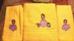 Towels with Sofia The First embroidery design
