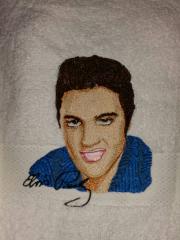 Elvis Presley embroidery design