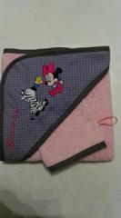 Item with Minnie Mouse and zebra embroidery design