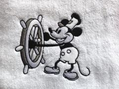 Retro Mickey embroidery design
