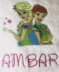 Sping in Arendelle embroidery design