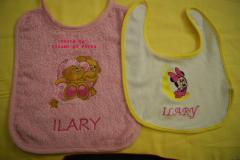Baby bibs with Cartoon character embroidery design