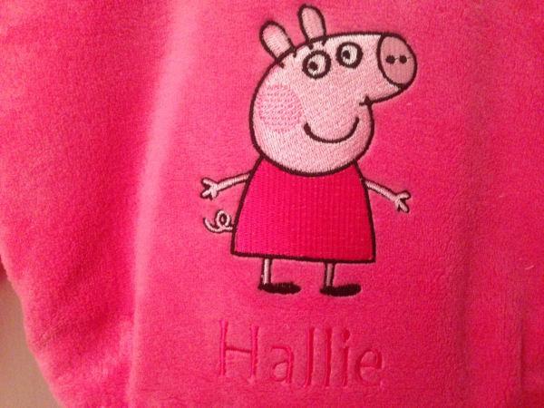 Peppa Pig embroidery design