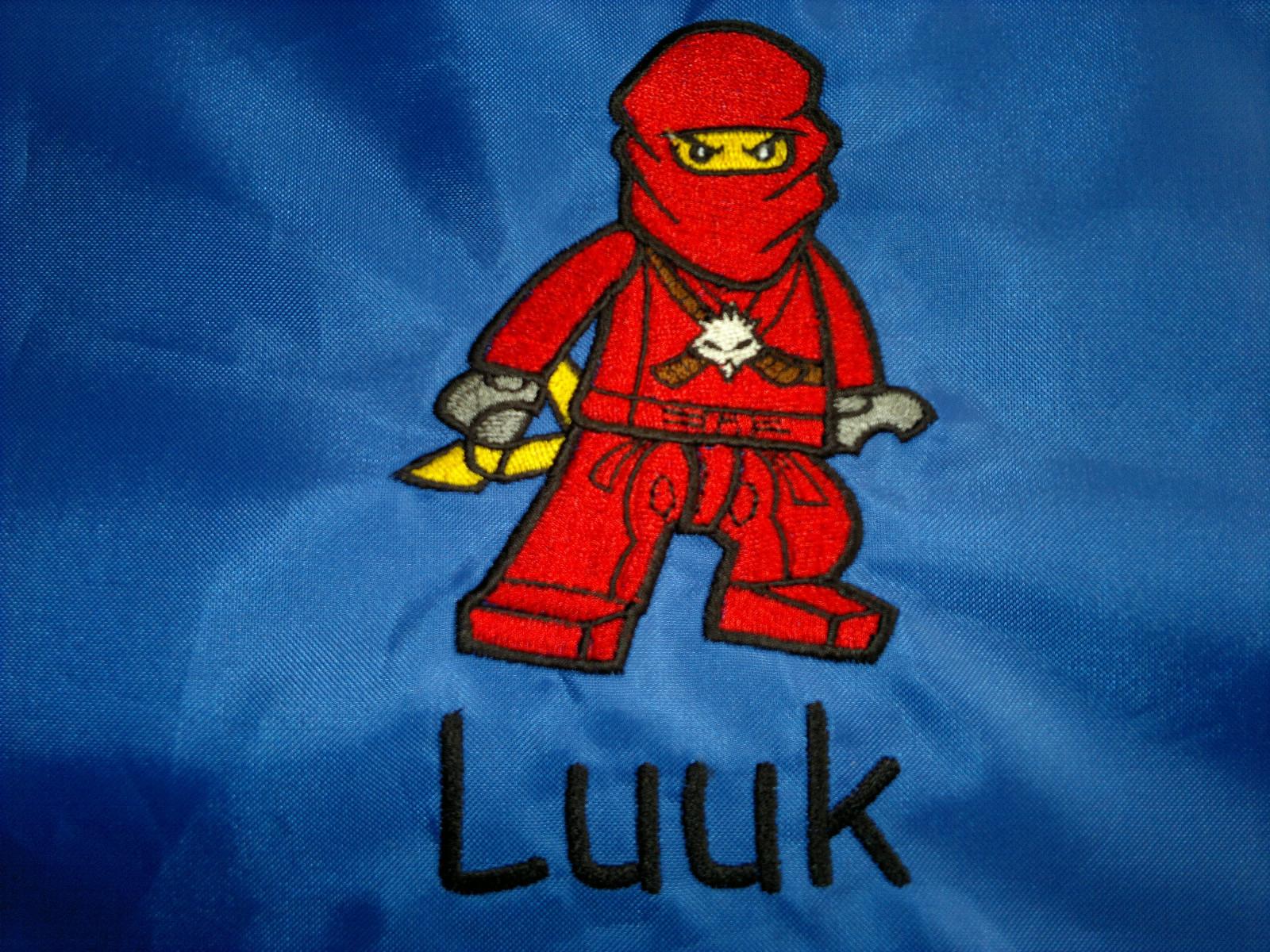 LEGO Ninjago Kai embroidery design