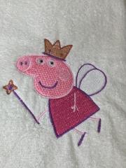 Peppa Pig Angel embroidery design