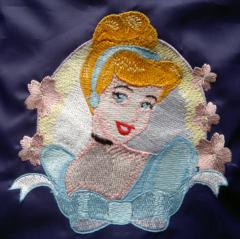 Cinderella machine embroidery design