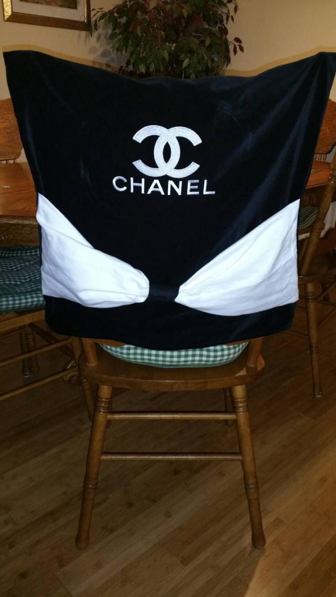 Chanel logo machine embroidery design