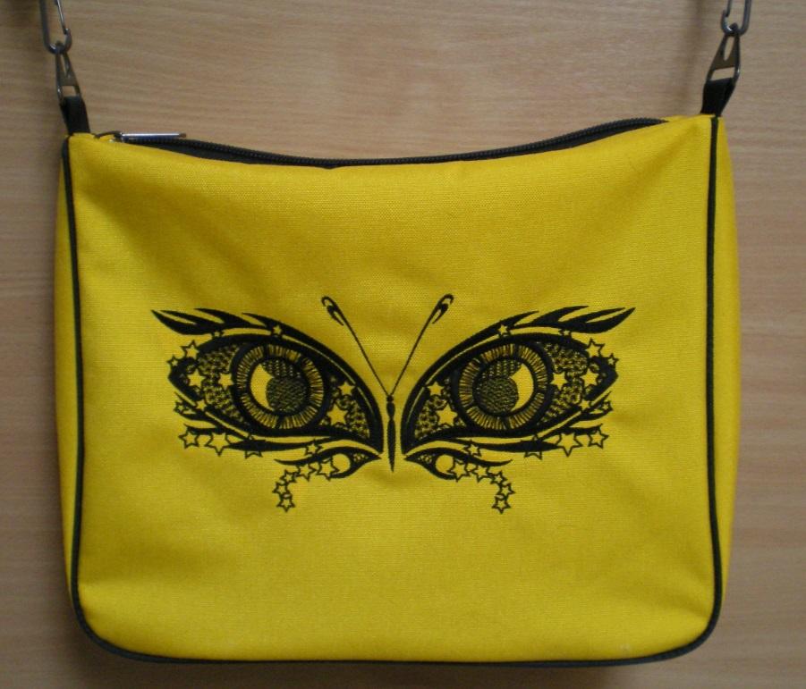 Add a Touch of Mystery to Your Sport Bag with an Owl Eyes Machine Embroidery Design