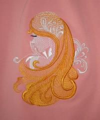 Dream girl free embroidery design
