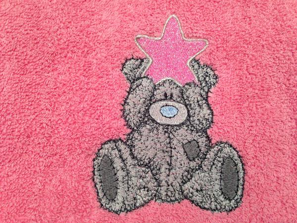 Teddy Bear Happy Christmas embroidered design