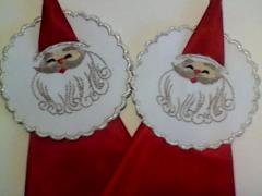Two Santas free embroidery design