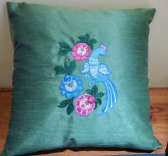 Cushion with Firebird embroidery design
