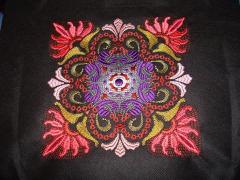 Pattern decor embroidery design