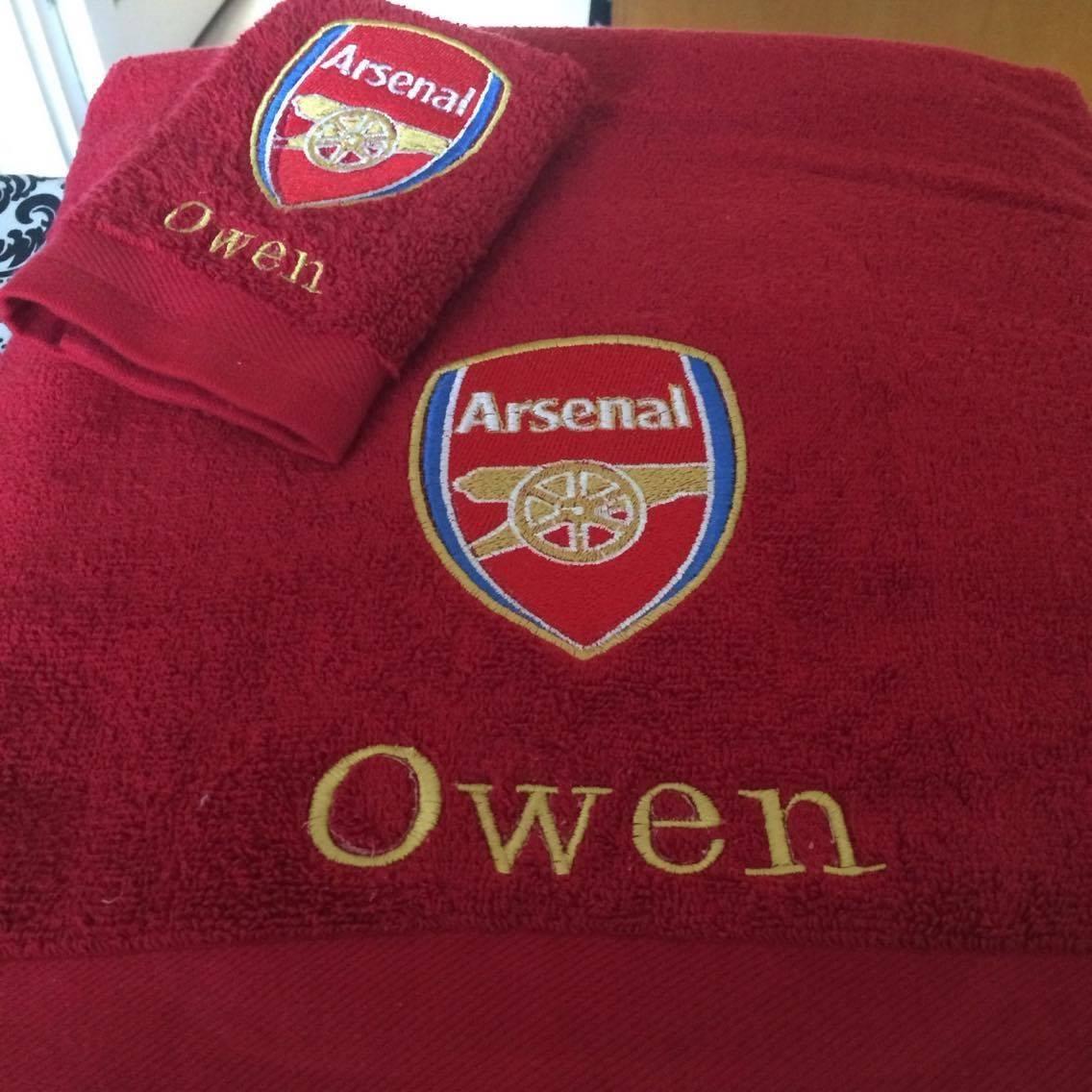 Arsenal Football Club logo machine embroidery design