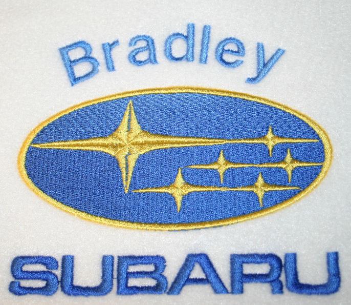 Subaru logo machine embroidery design