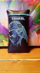 Crafting Leather Cases with Tauriel Machine Embroidery Design