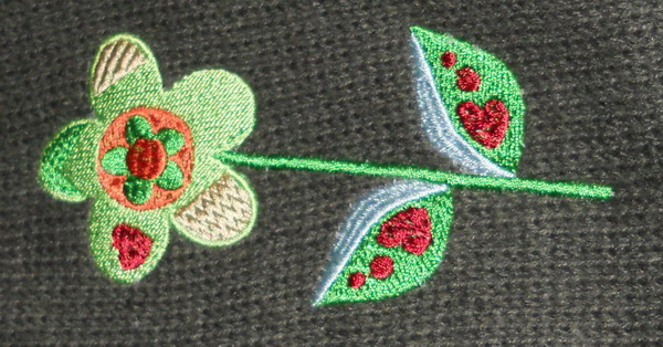 Embroidering with Thick Thread, Machine Embroidery Designs