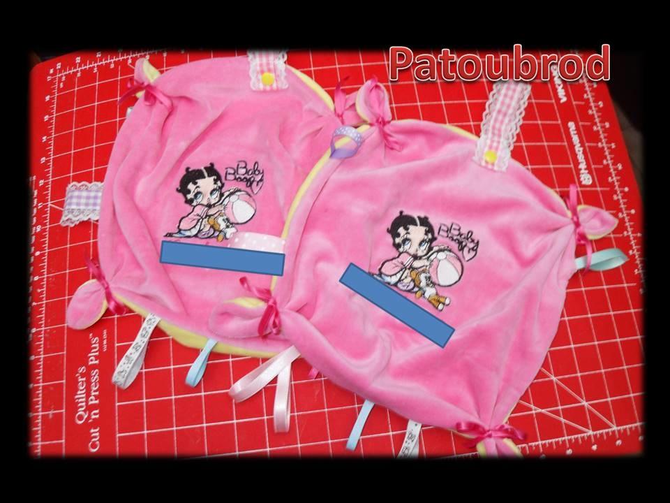 Covers with Baby Betty Boop embroidery design