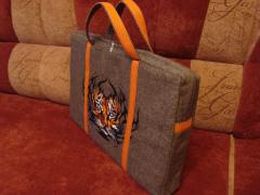 Upgrade Your Style with a Tribal Tiger Embroidered Laptop Bag