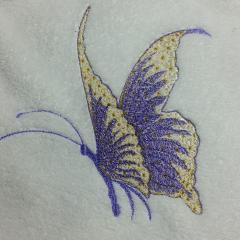 Butterfly machine embroidery design