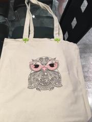 The Power of Simplicity: Expressive Redwork Owl Embroidery Design