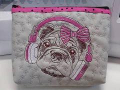 Embrace Unexpected with Stylish Pug-Dog Machine Embroidery Design