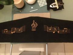Big panno with Treble clef free embroidery design