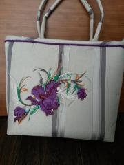 Enhance Your Accessories with the Big Swirl Iris Embroidery Design