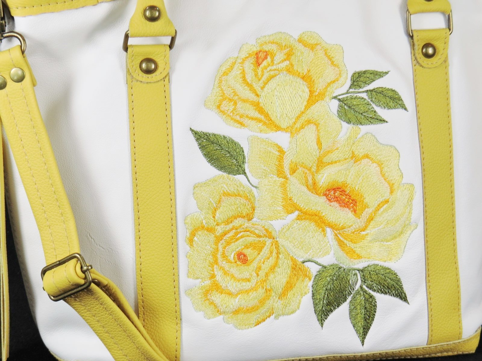 Yellow rose free machine embroidery design - Machine embroidery community