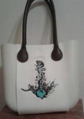 Enhance a Simple Bag with the Elegant Anchor Machine Embroidery Design