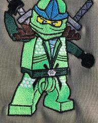 Lego Ninjago embroidery design