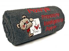 Teddy Bear embroidered towel