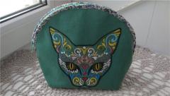 Charming Bag with Mexican Cat Embroidery Design: Unveil Creative Side