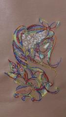 Wild Lily Embroidery Design: A Complex and Intriguing Work of Art
