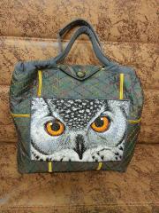 A Captivating Bag Design: The Owl Photo Stitch Embroidery