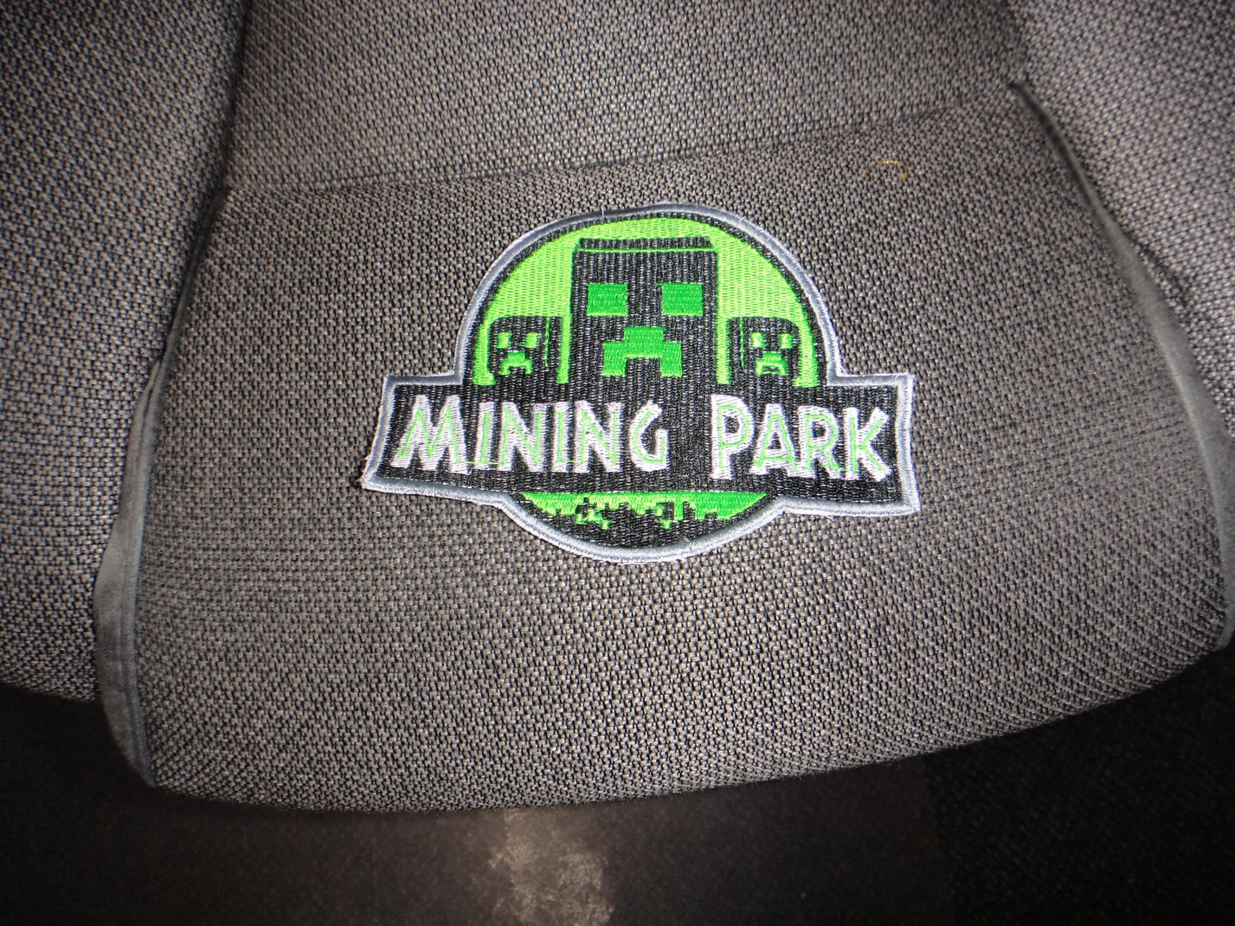 Mining park machine embroidery design