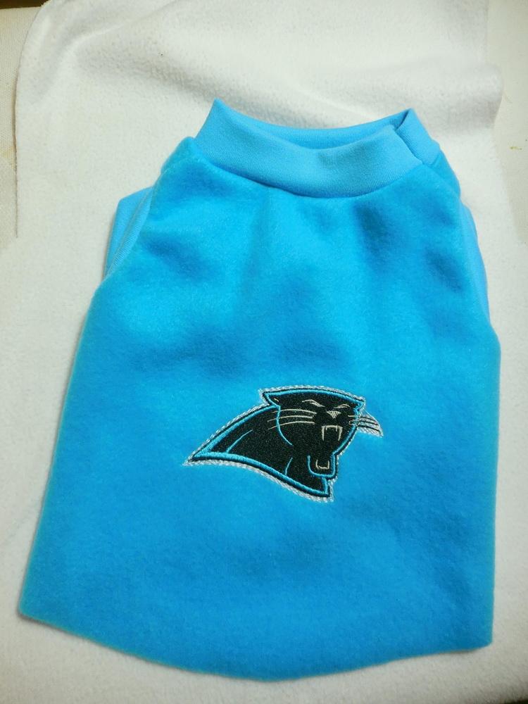 Carolina Panthers logo embroidered at jacket