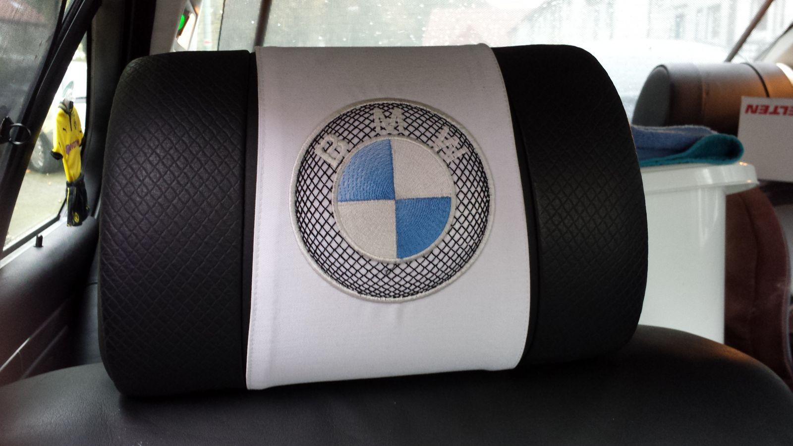BMW embroidered logo