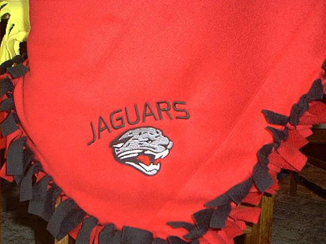 machine embroidery Jacksonville Jaguars logo