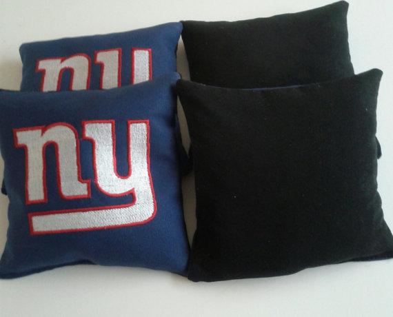 New York Giants Logo embroidered pillow