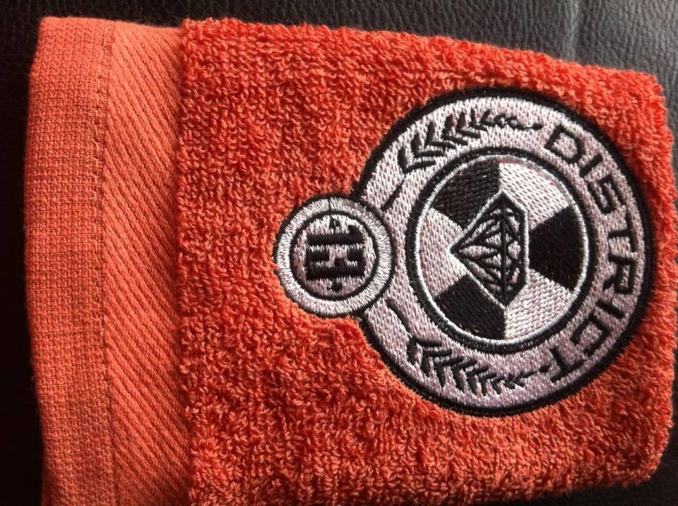 District 13 logo embroidery design
