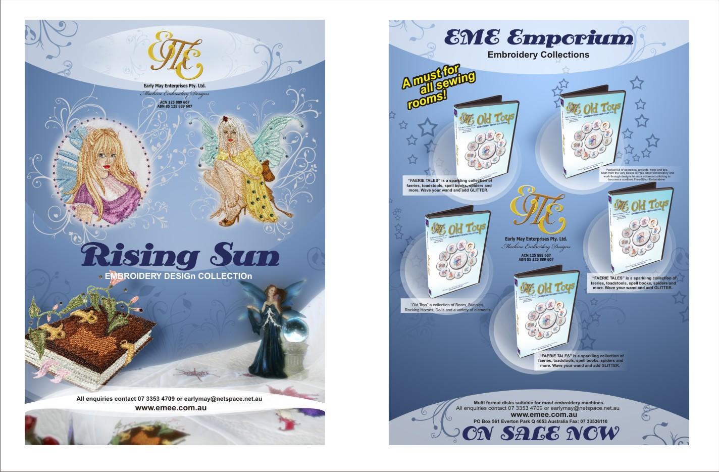 Early May Enterprises advertizing - Two pages for magazine