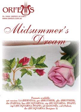 Midsummer Dream embroidery CD cover