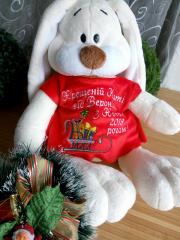 Embroidered toy's dress Santa's sledge