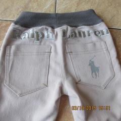 Jeans decorated with Ralph Lauren inscription